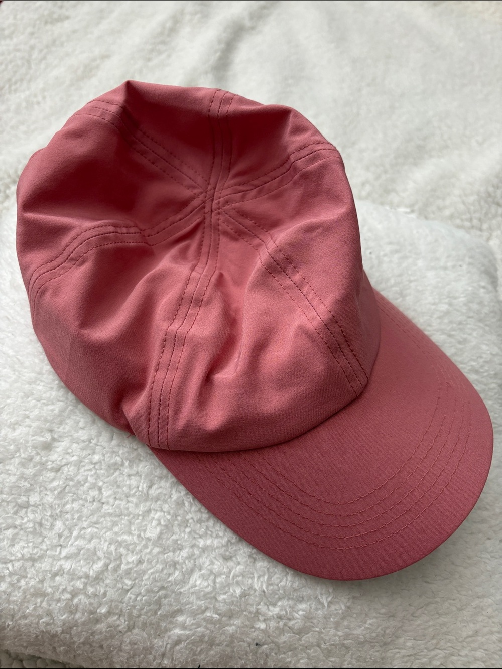 Apana Rose Pink Casual Cap with Metal Logo
